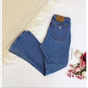 Vintage guess high waisted flare jeans